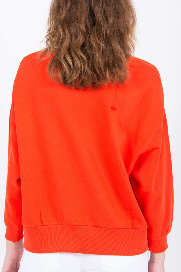 Love Joy Victory Oversized Sweater in Orange