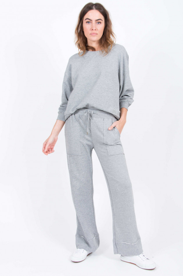 Love Joy Victory Oversized Sweater in Grau