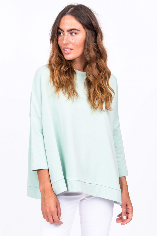 Love Joy Victory Oversized-Sweater in Mint