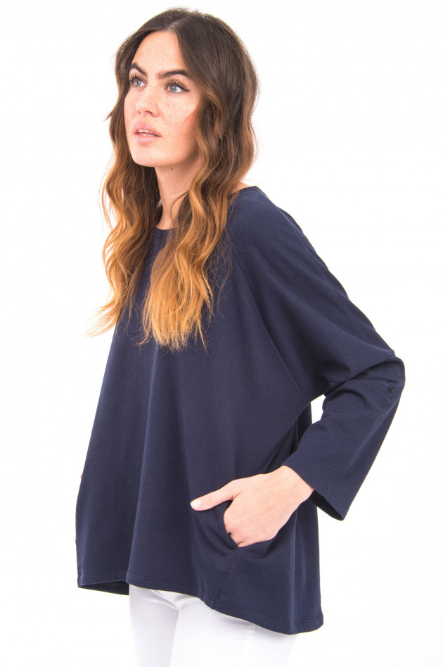 Love Joy Victory Pullover mit Raglanarm in Navy