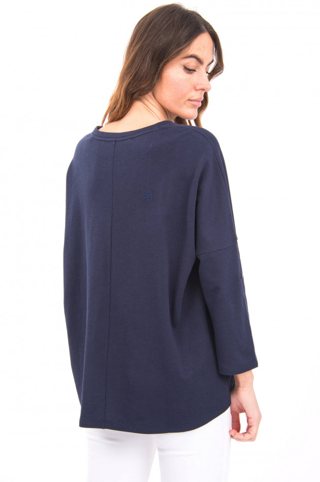 Love Joy Victory Pullover mit Raglanarm in Navy