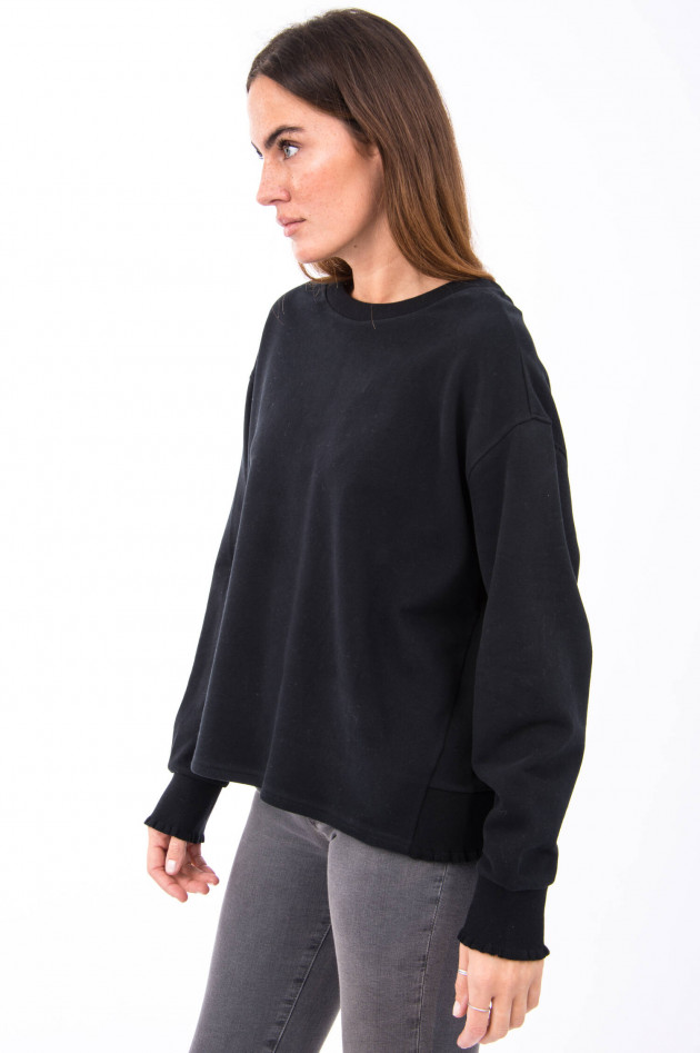 Love Joy Victory Basic-Sweater in Schwarz