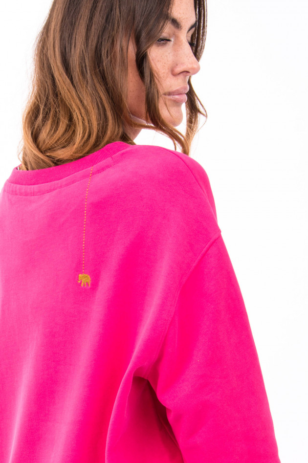 Love Joy Victory Basic-Sweater in Pink