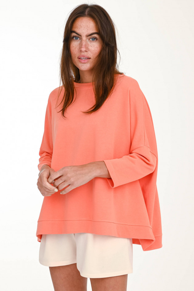 Love Joy Victory Oversized Sweater in Korallorange