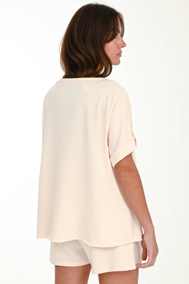 Love Joy Victory Oversized Sweatshirt in Pastell-Apricot