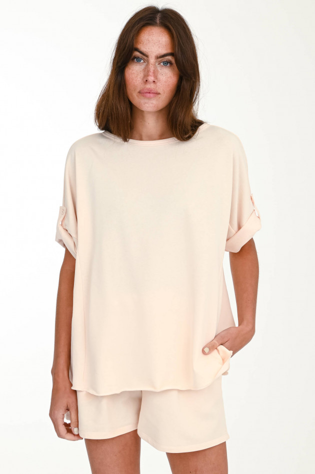 Love Joy Victory Oversized Sweatshirt in Pastell-Apricot