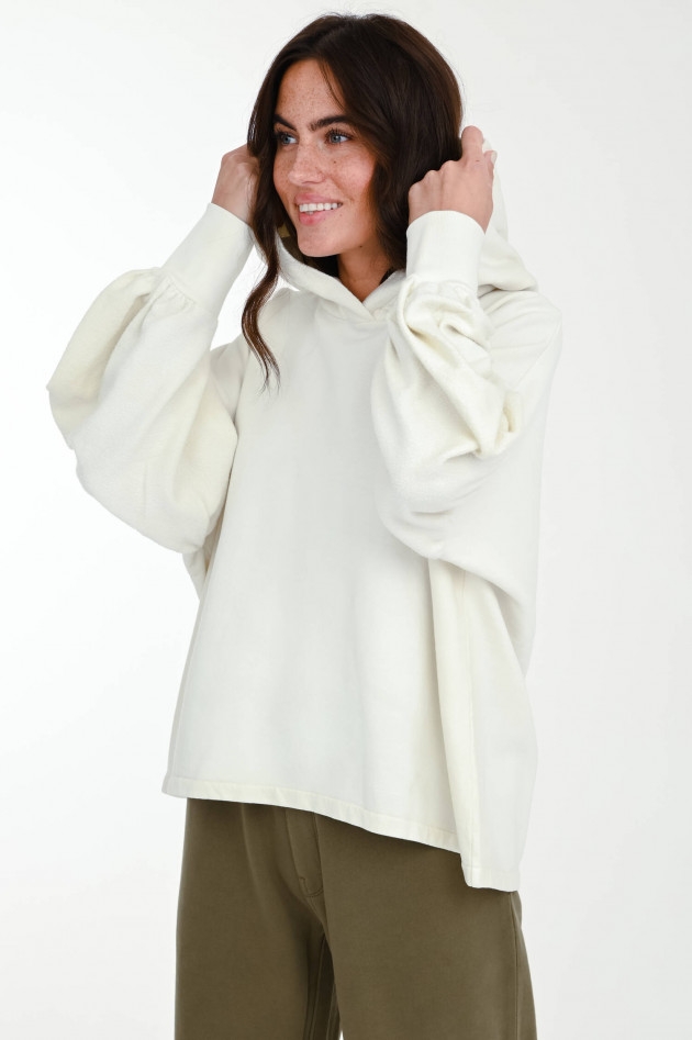 Love Joy Victory Oversized Hoodie mit Ballonarm in Vanille