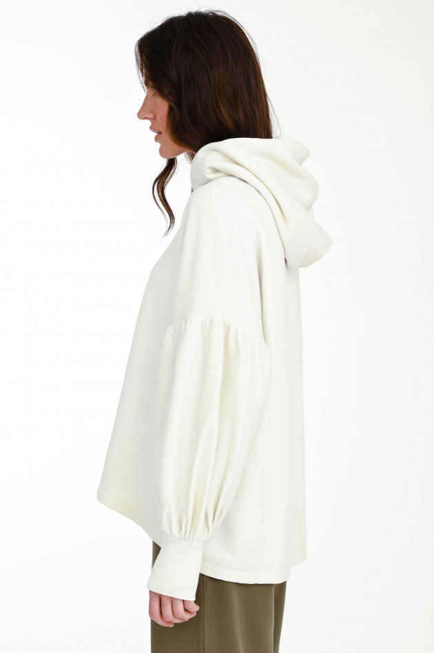 Love Joy Victory Oversized Hoodie mit Ballonarm in Vanille