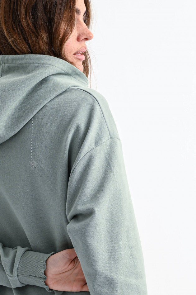 Love Joy Victory Hoodie mit Rüschen-Details in Salbei