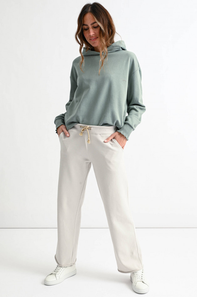 Love Joy Victory Hoodie mit Rüschen-Details in Salbei