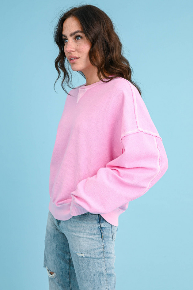 Love Joy Victory Reversable Frottee-Sweater in Rosa