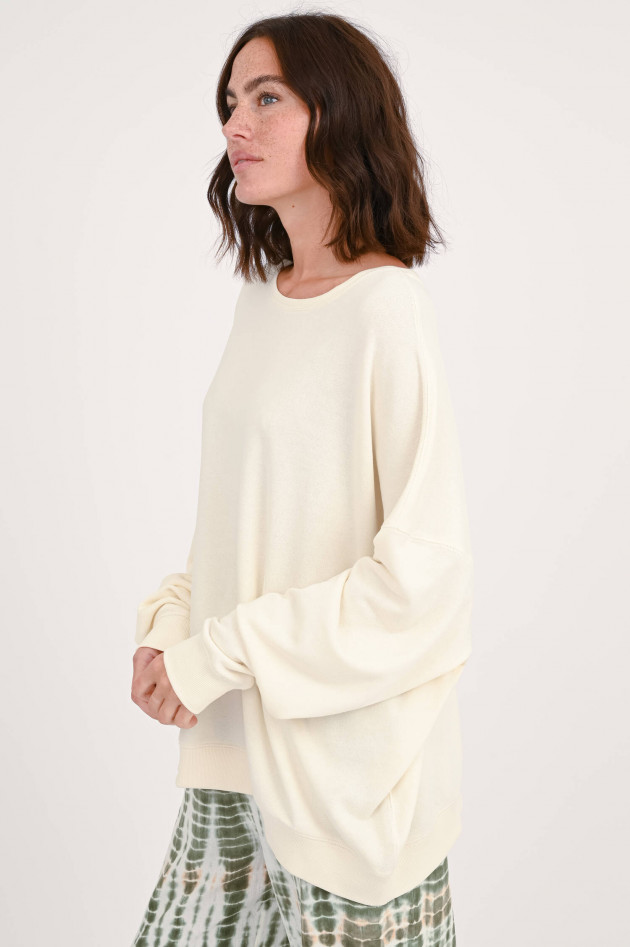 Love Joy Victory Oversize-Sweatshirt MOA in Creme