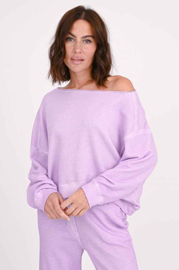 Love Joy Victory Cropped-Sweatshirt in Flieder