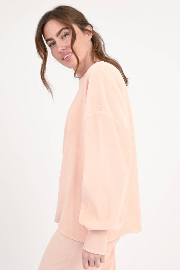 Love Joy Victory Sweatshirt MONROE aus Frottee in Peach