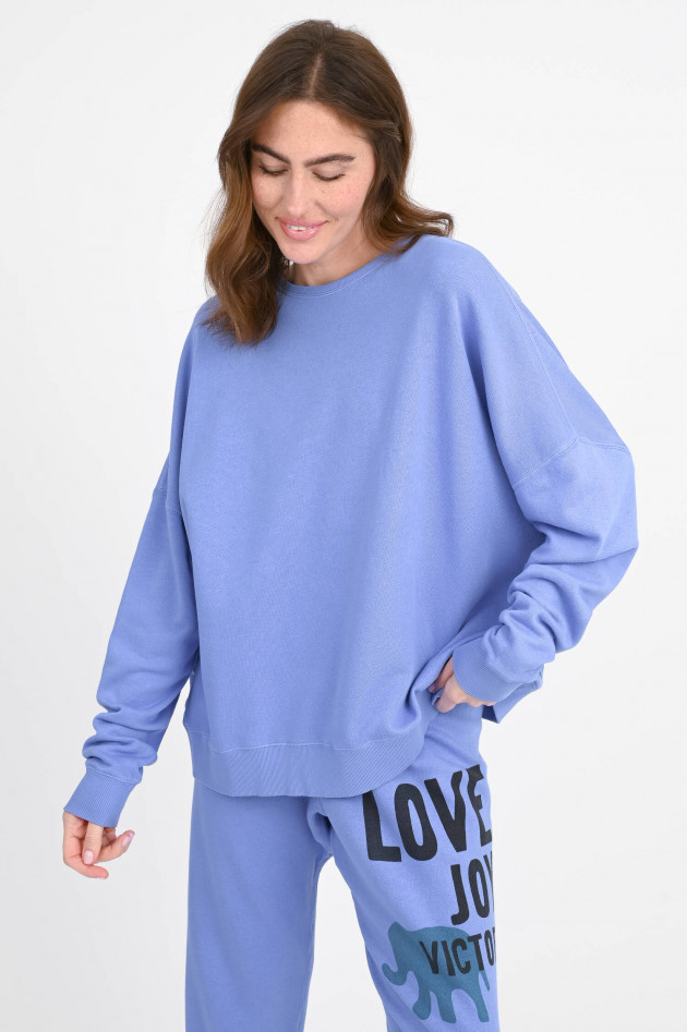 Love Joy Victory Oversize-Sweatshirt MOA in Ocean