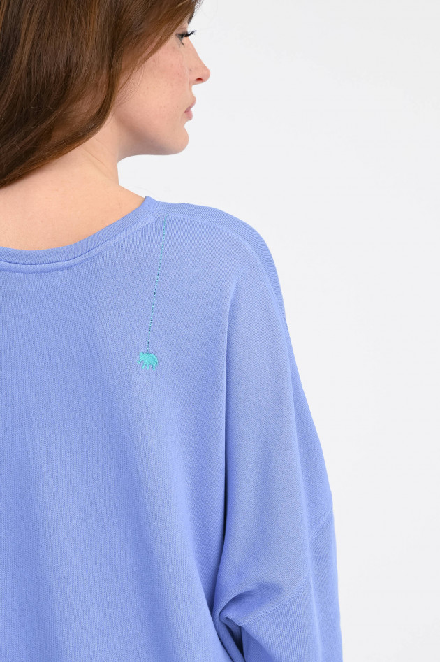 Love Joy Victory Oversize-Sweatshirt MOA in Ocean
