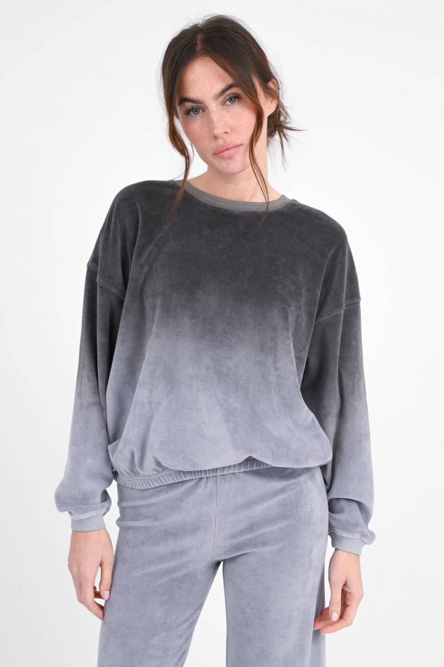 Love Joy Victory Velvet Sweatshirt MARYLAND in Grau/Blau