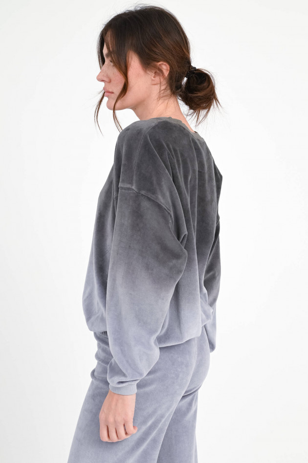 Love Joy Victory Velvet Sweatshirt MARYLAND in Grau/Blau