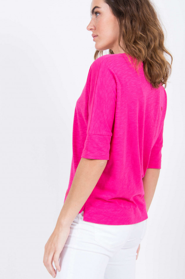 Love Joy Victory Baumwoll-Shirt in Fuchsia