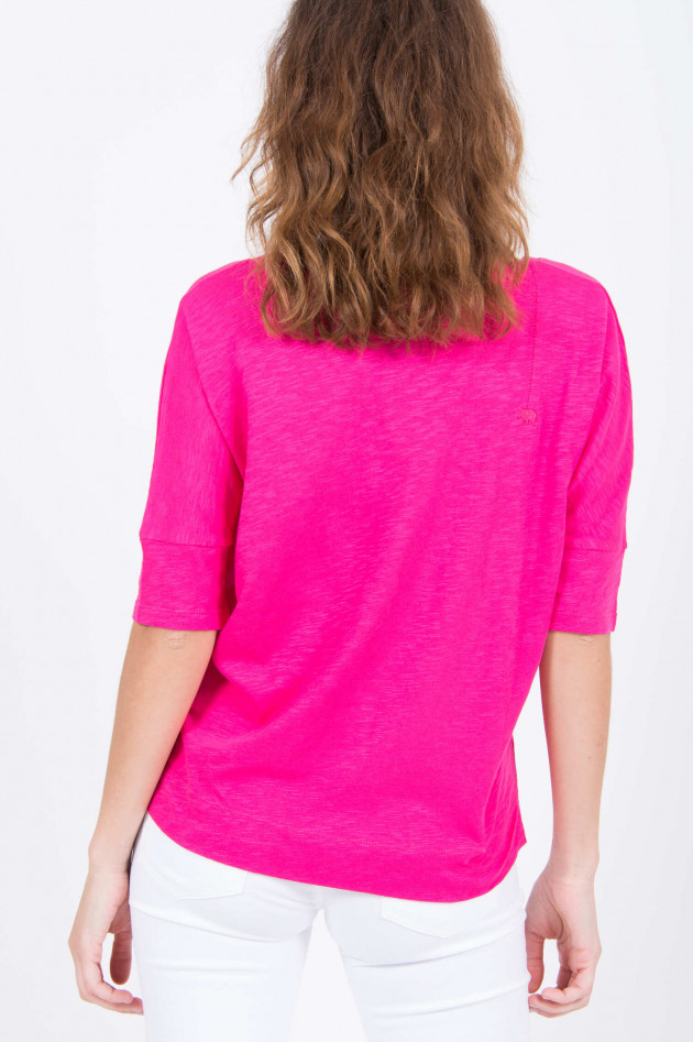 Love Joy Victory Baumwoll-Shirt in Fuchsia