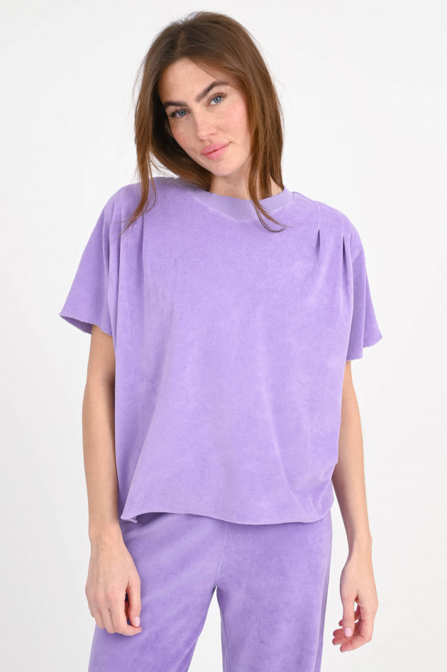 Love Joy Victory Shirt MELVILLE aus Frottee in Lavendel