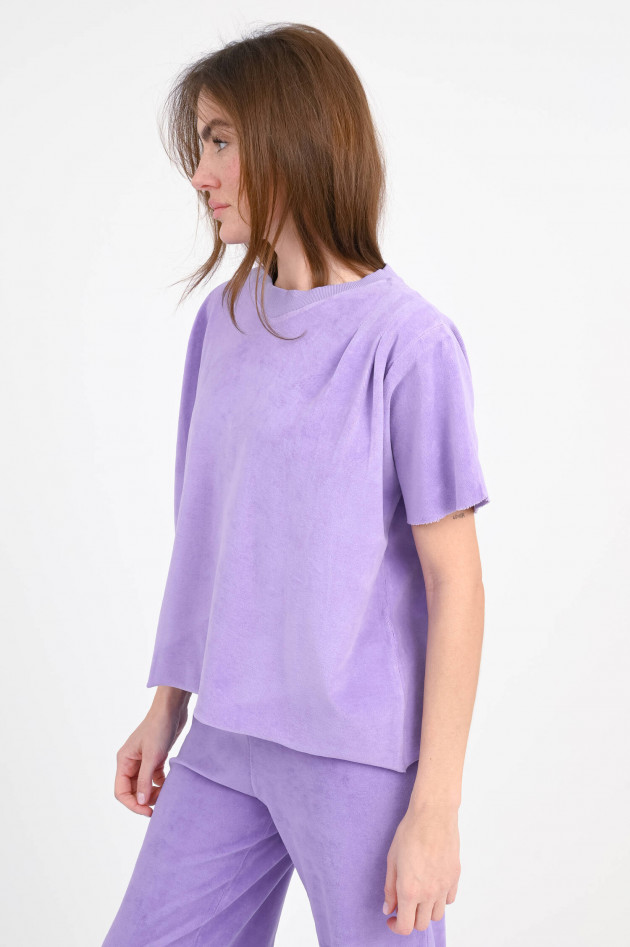 Love Joy Victory Shirt MELVILLE aus Frottee in Lavendel