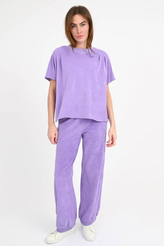 Love Joy Victory Shirt MELVILLE aus Frottee in Lavendel
