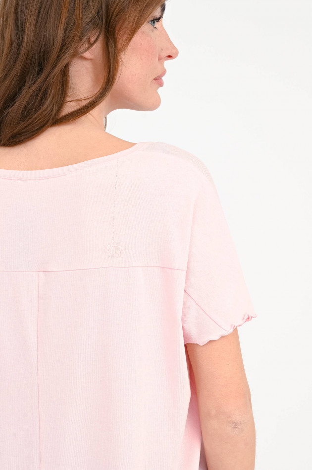 Love Joy Victory Oversize-Kurzarmshirt ADELA in Rosa