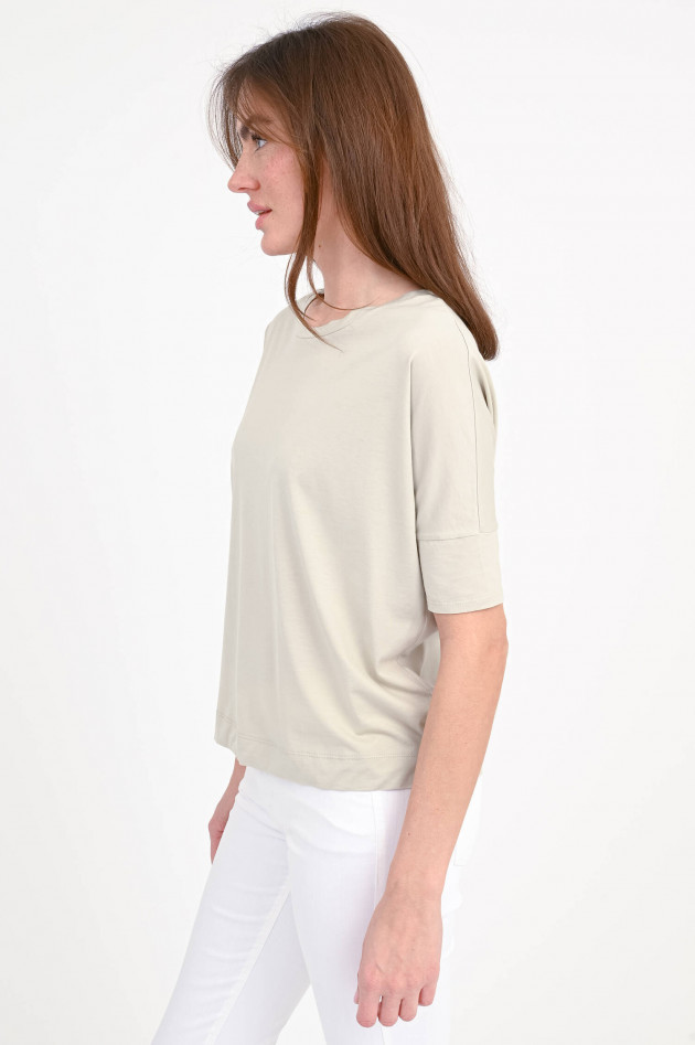 Love Joy Victory Rundhals-Shirt DAISY in Hellgrau