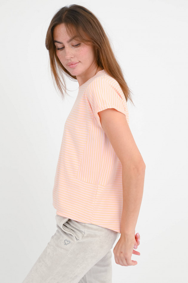Love Joy Victory Gestreiftes-Shirt LILY in Rosa/Orange