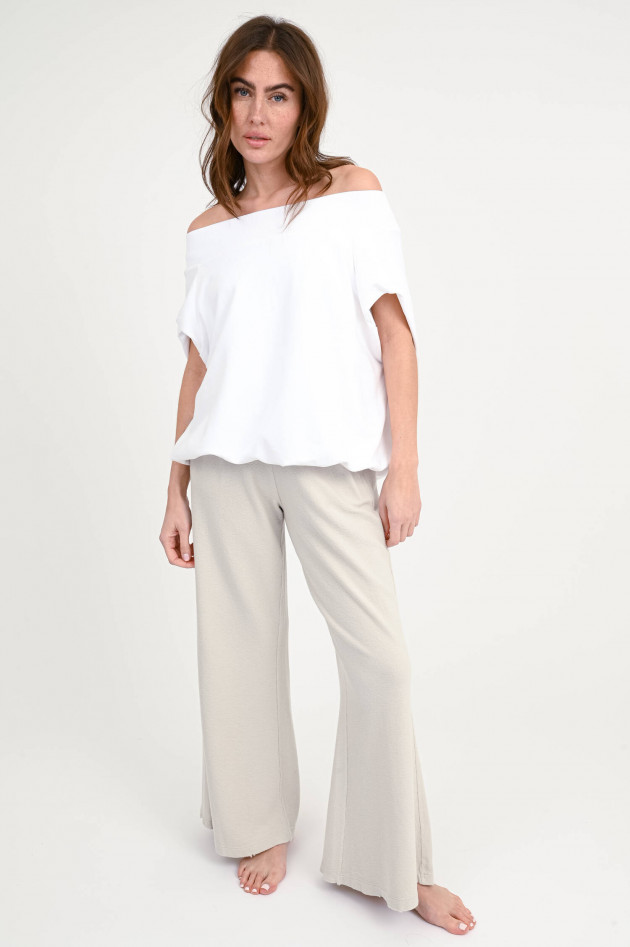 Love Joy Victory T-Shirt SONA mit U-Boot-Ausschnitt in Weiß