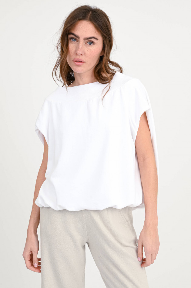 Love Joy Victory T-Shirt SONA mit U-Boot-Ausschnitt in Weiß