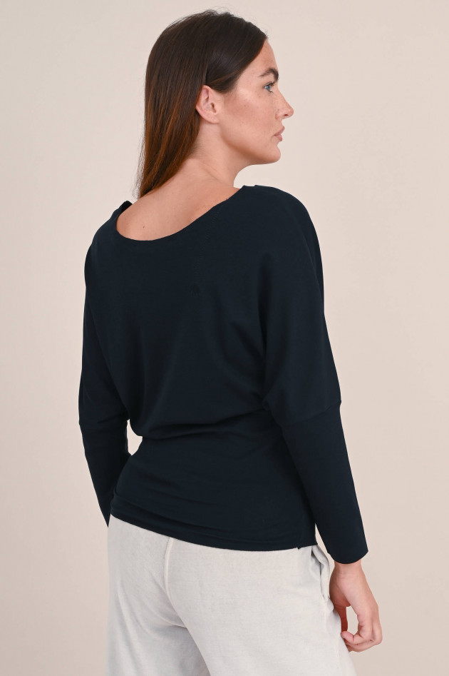 Love Joy Victory Langarm Shirt aus Baumwolle in Schwarz