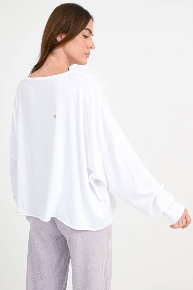 Love Joy Victory Langarm-Shirt MOMO in Weiß