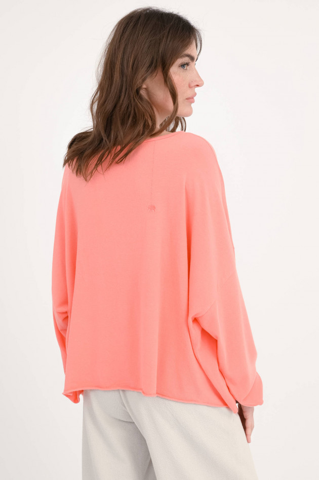 Love Joy Victory Langarm-Shirt MOMO in Papaya