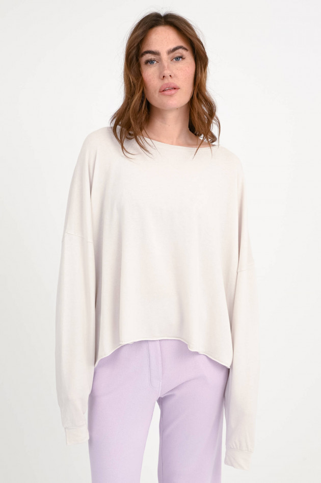 Love Joy Victory Langarm-Shirt MOMO in Stone