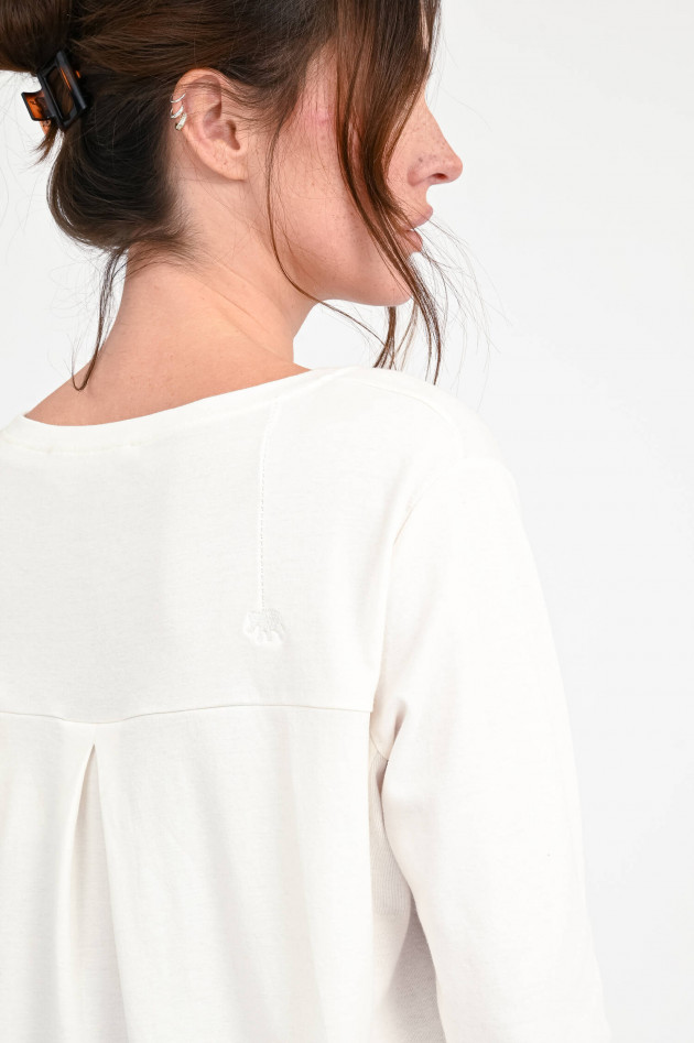 Love Joy Victory Shirt TENJA mit seitlichen Einsätzen in Creme