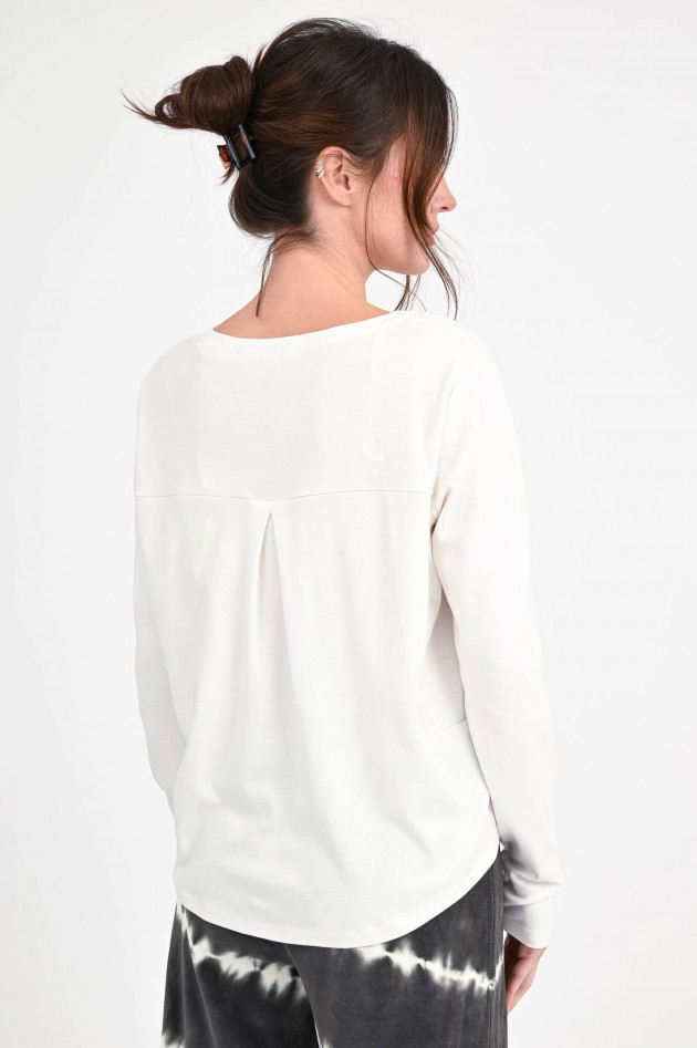 Love Joy Victory Shirt TENJA mit seitlichen Einsätzen in Creme