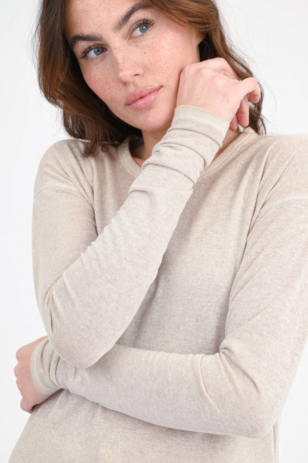 Love Joy Victory Langarmshirt ALANIA in Gold