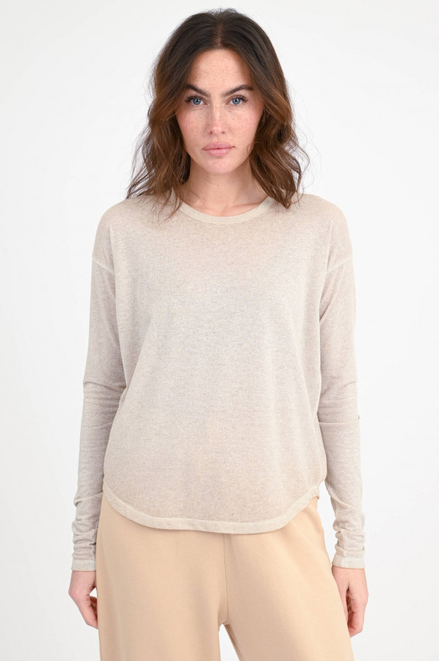 Love Joy Victory Langarmshirt ALANIA in Gold