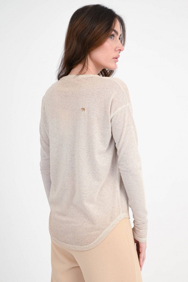 Love Joy Victory Langarmshirt ALANIA in Gold