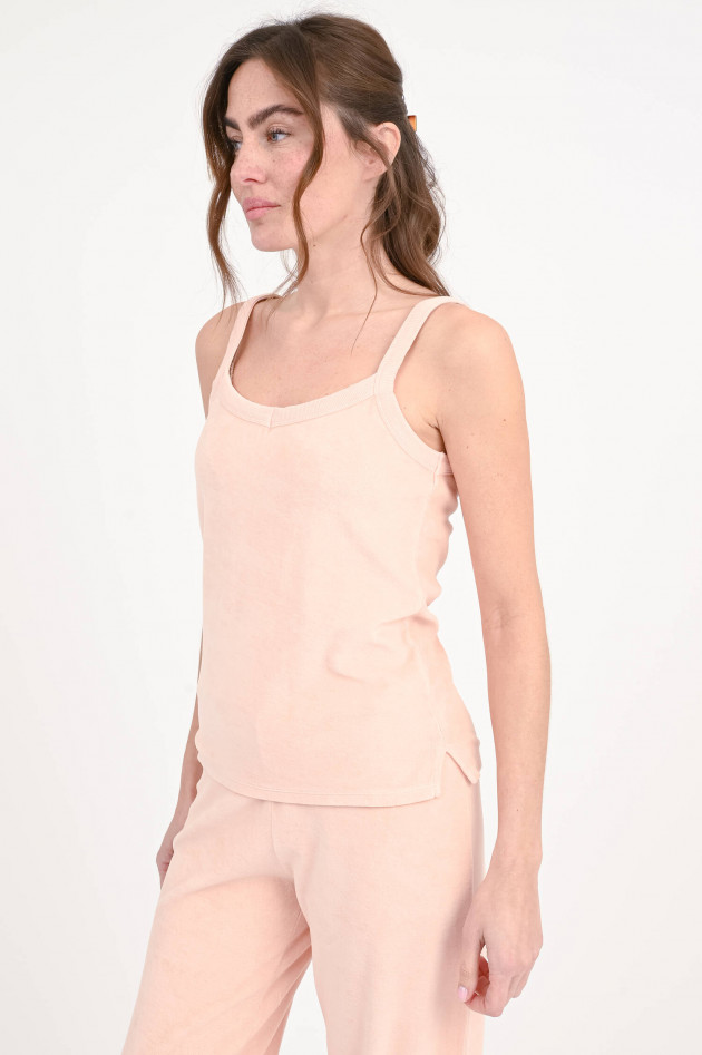 Love Joy Victory Frottee-Top SHADY in Peach