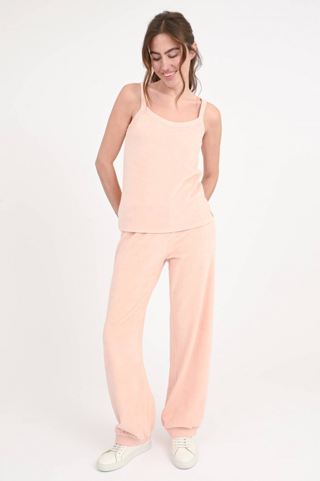 Love Joy Victory Frottee-Top SHADY in Peach