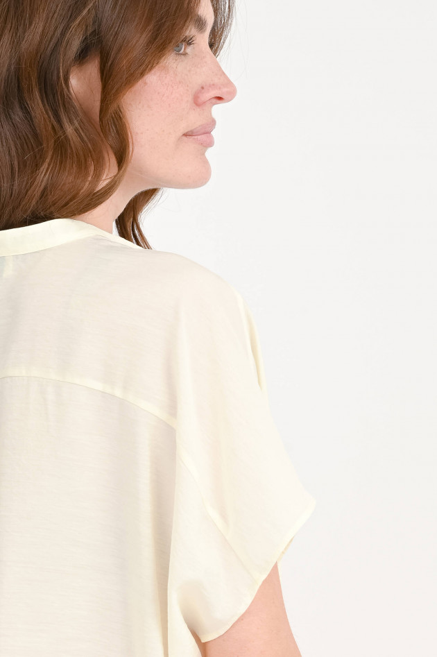 Lu Li Lina Oversize Bluse FLORA aus Tencel in Vanille