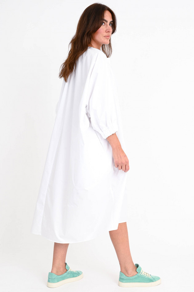 Lu Li Lina Oversized Baumwollkleid in Weiß