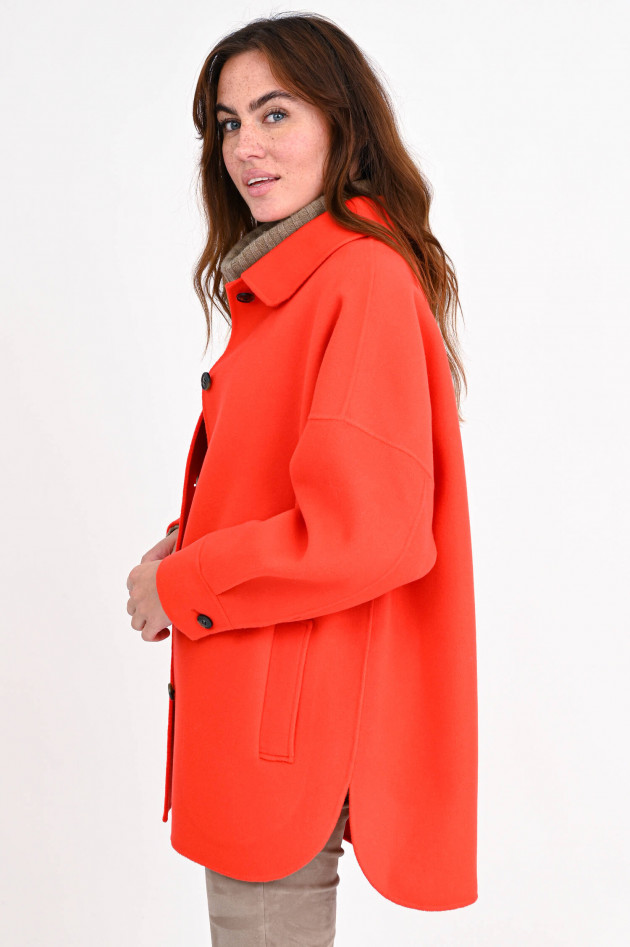 Lu Li Lina Loose Fit Wolljacke in Burned Orange