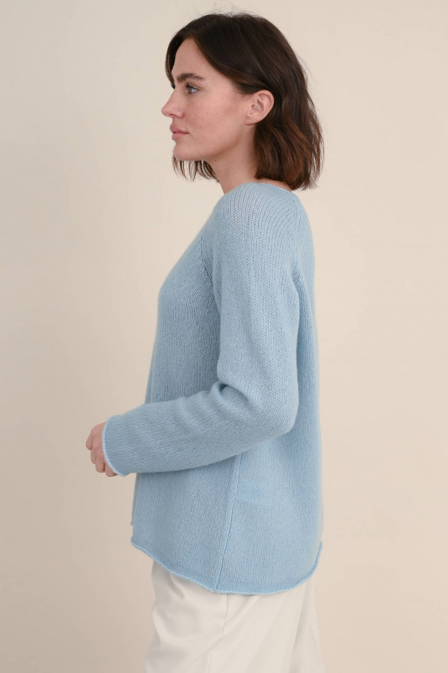 Lu Ren Cashmix Pullover CHELSEA in Graublau
