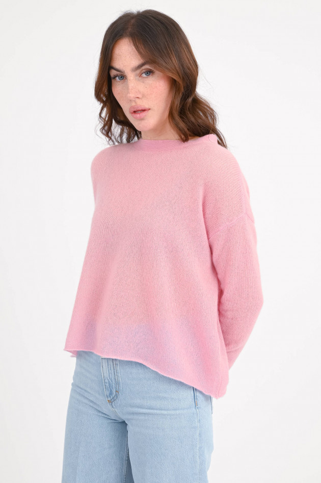 Lu Ren Cashmere-Seide-Pullover NELIA in Rosa