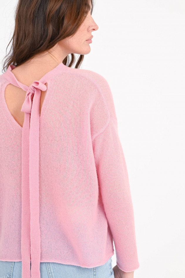 Lu Ren Cashmere-Seide-Pullover NELIA in Rosa