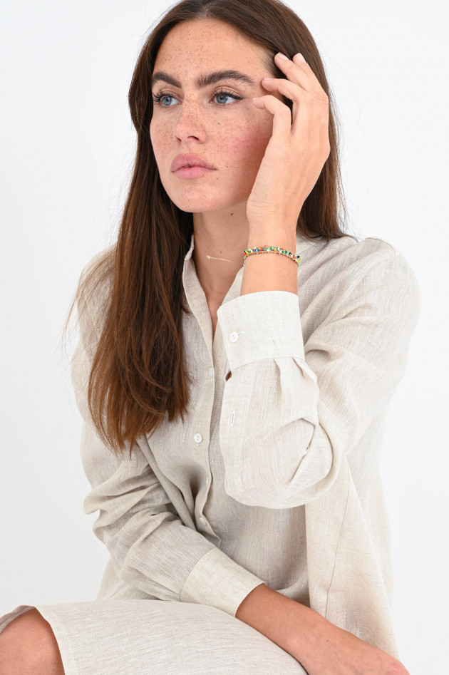 Lua Accessories Gewebtes Armband JADE PEARL in Multicolor